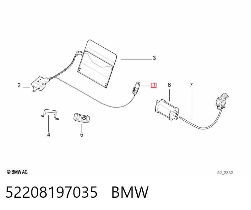 Заглушка бампера буксирувального гака, передня BMW 7 седан (E38) (1994 - 2001) ціна, від 3.52 USD