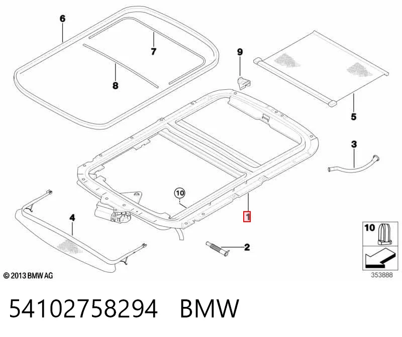 54102758294 BMW 