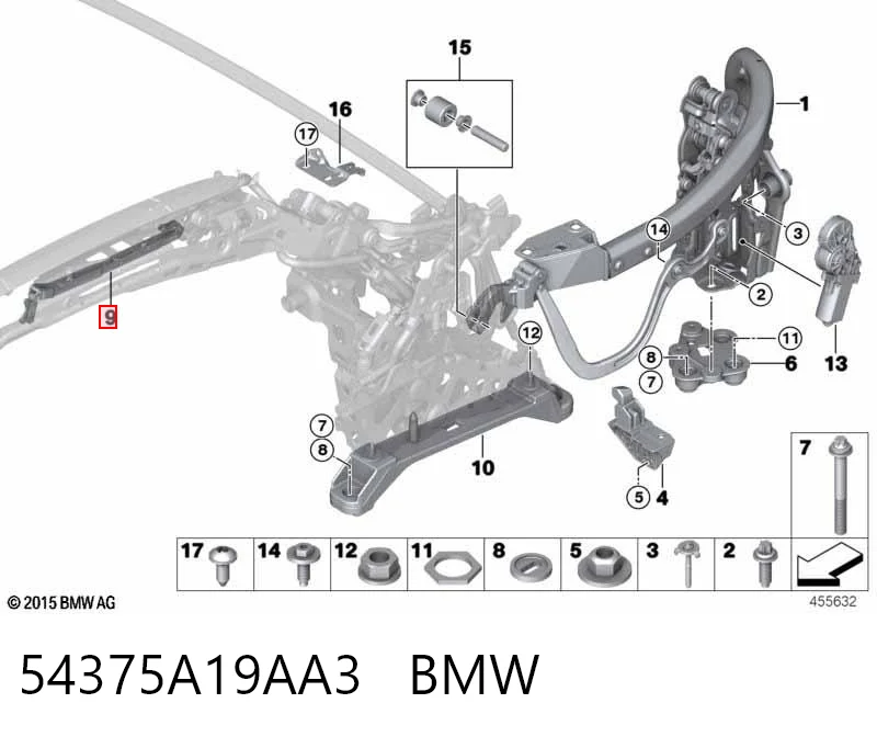 54375A19AA3 BMW 