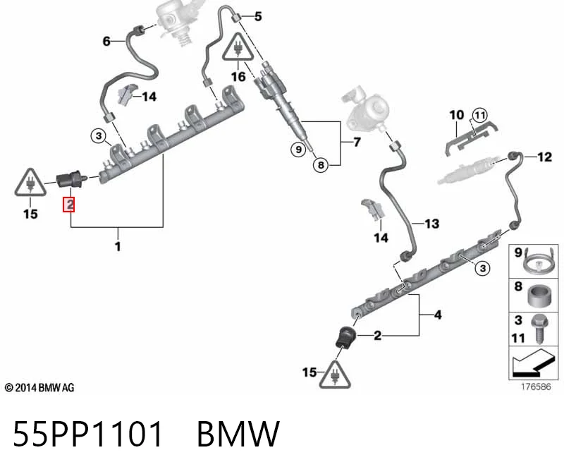 55PP1101 BMW Манометри