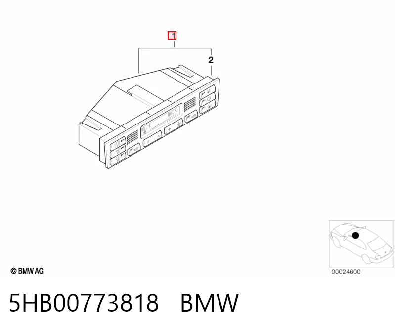 Механізм управління кондиціонером на BMW 3  E46