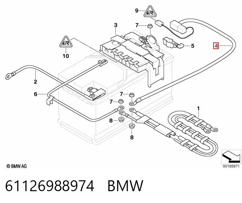 Клема акумулятора (АКБ) 42915001 AND