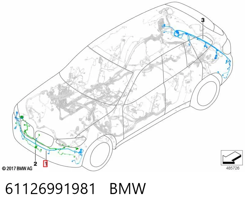 61126991981 BMW 