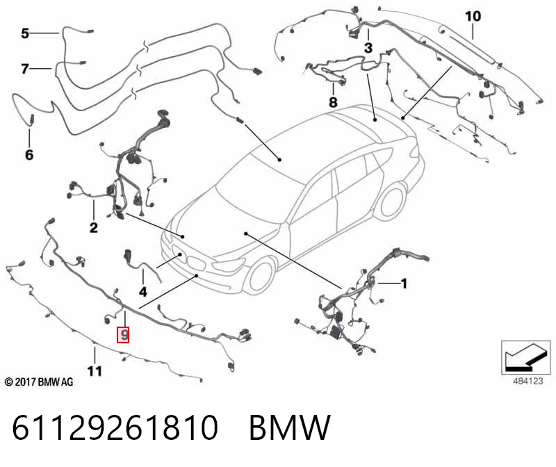 61129261810 BMW 
