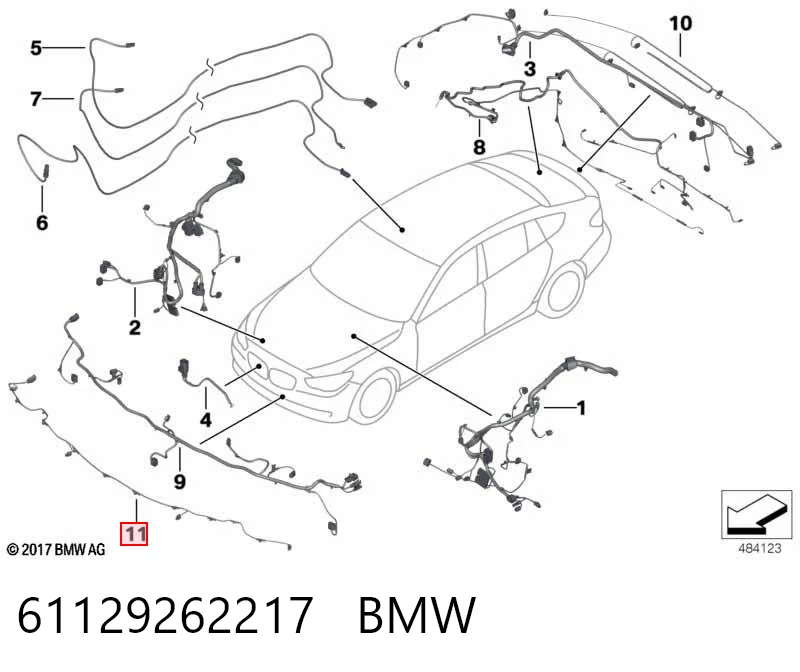 61129262217 BMW 