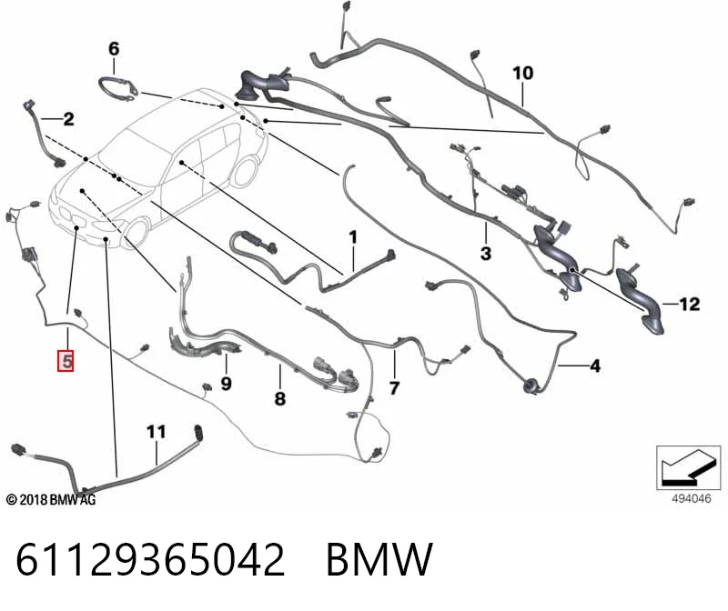 61129365042 BMW 