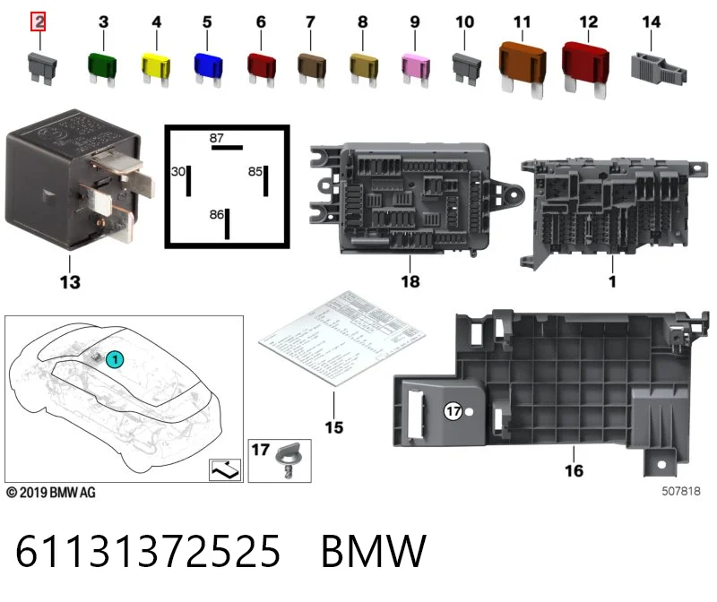 61131372525 BMW