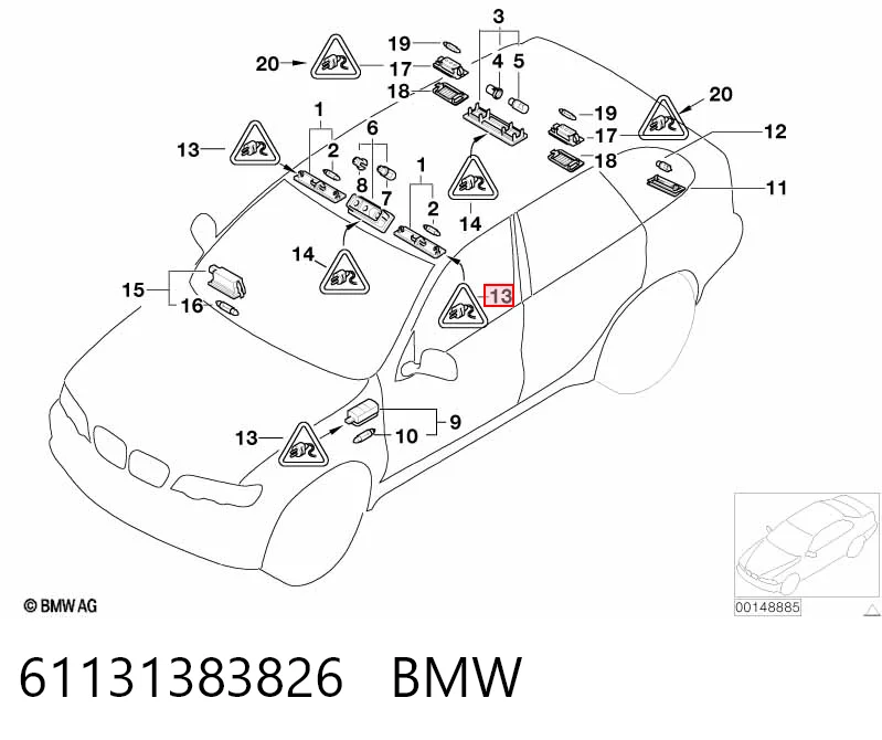 1C0973119B Porsche Роз’єм (фішка) універсальний