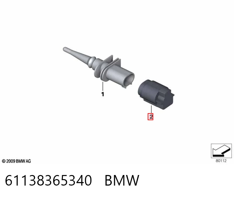 61138365340 BMW Роз’єм (фішка) універсальний