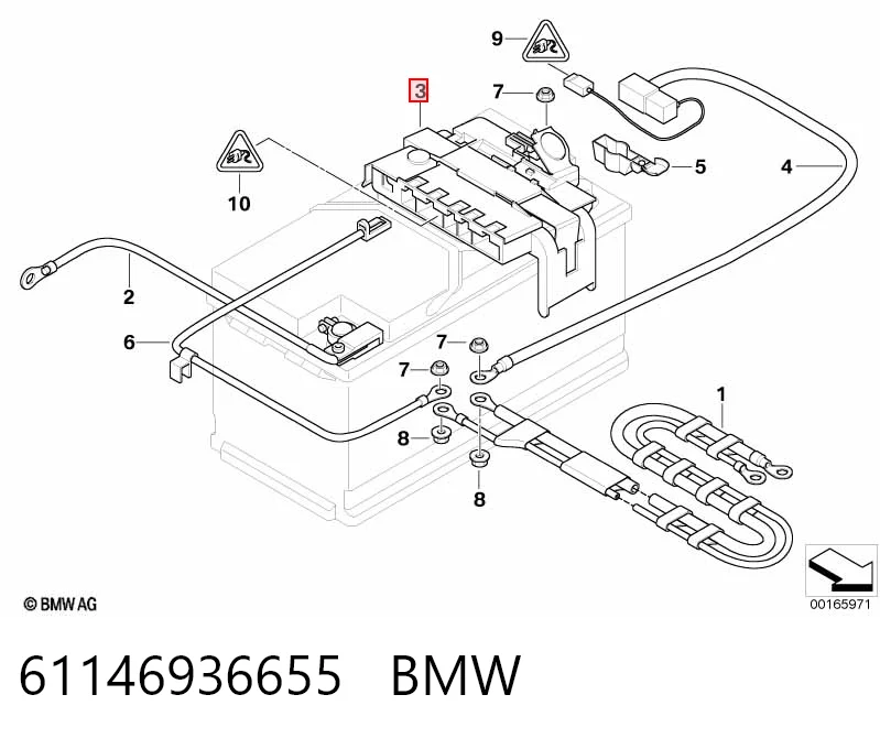 6936649 BMW Реле запобіжників