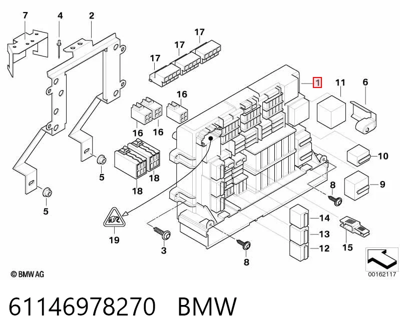 Коробка запобіжників BMW 3 універсал (E91) (2004 - 2012) ціна, від 15.59 USD