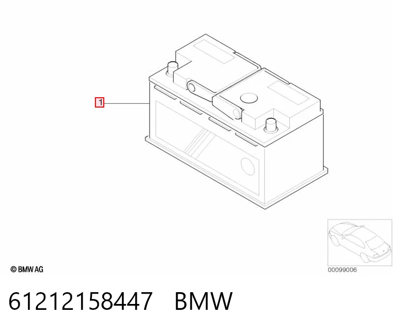 61212158447 BMW