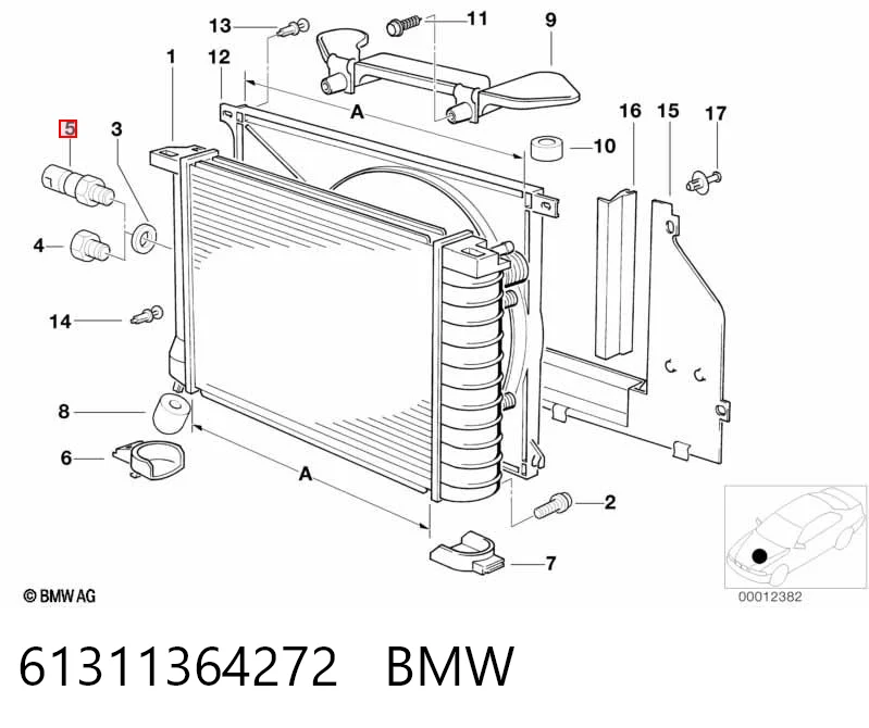 Купити TS288 Standard Датчик включення вентилятора