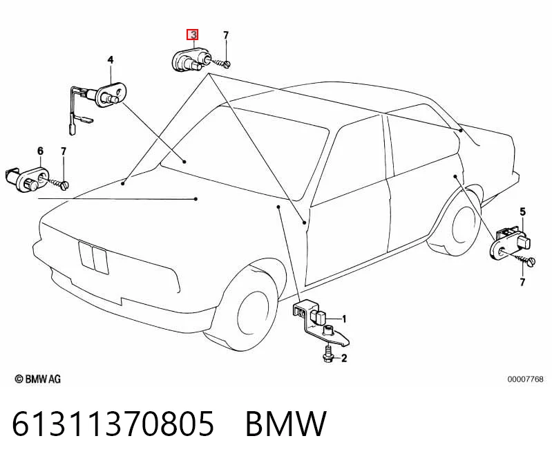 61311370805 BMW Кінцевий вимикач