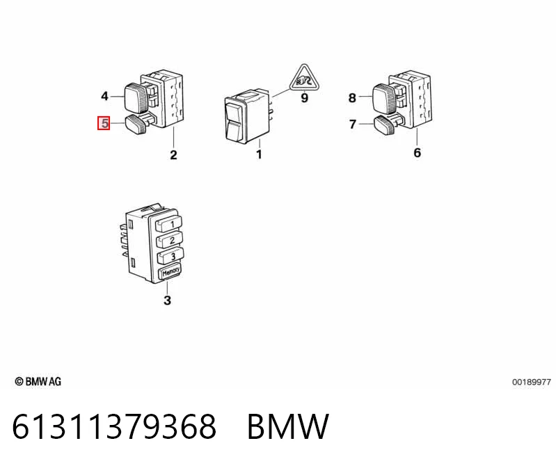 61311379368 BMW 