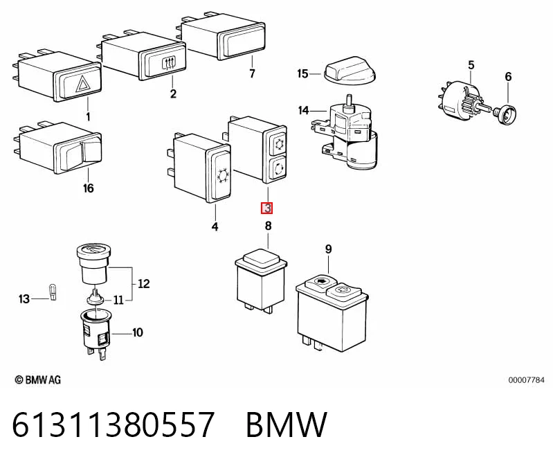 61311380557 BMW 