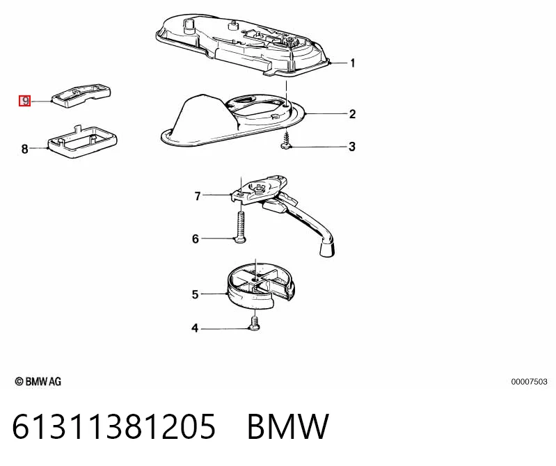61311381205 BMW 