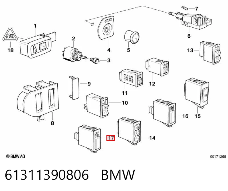 61311390806 BMW 