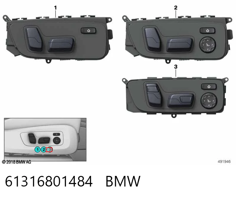 61316801484 BMW 