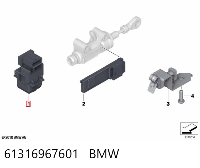 61316967601 BMW Лягушка стоп-сигналу