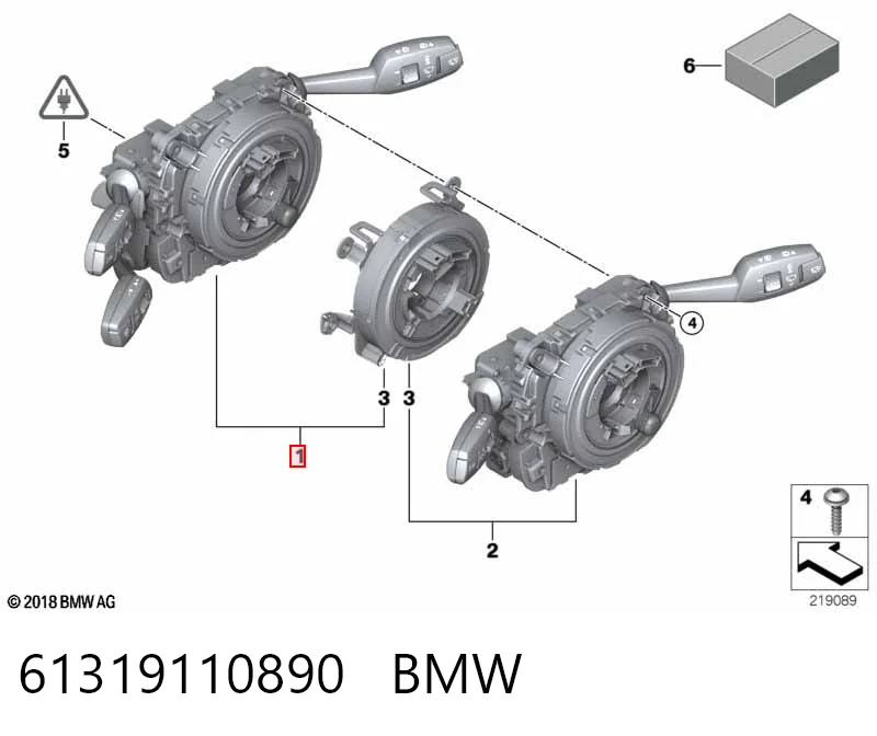 Перемикач підрульовий, в зборі BMW 1 