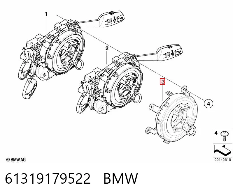 Шлейф керма 9179522 BMW