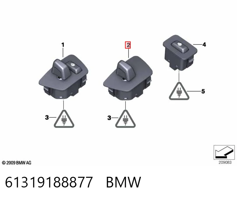 61319188877 BMW 