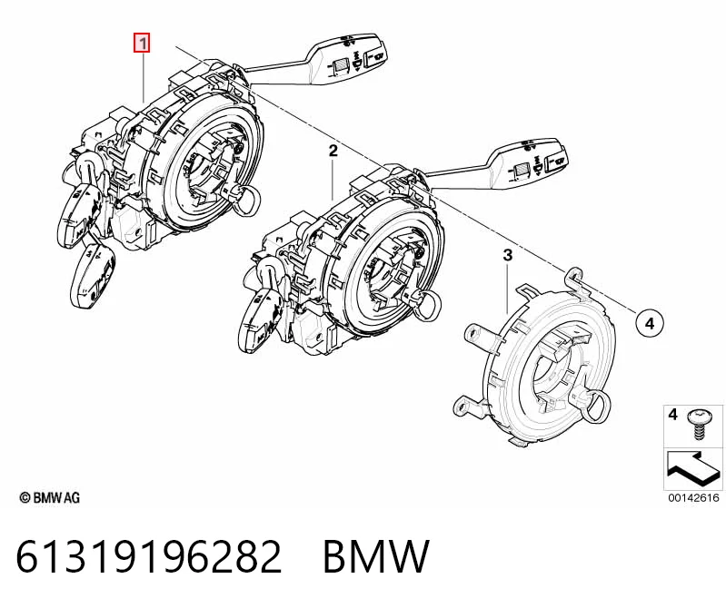 Перемикач підрульовий на BMW X6  E71