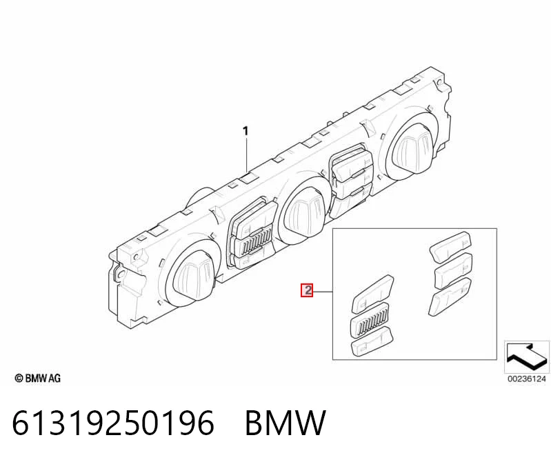61319250196 BMW 