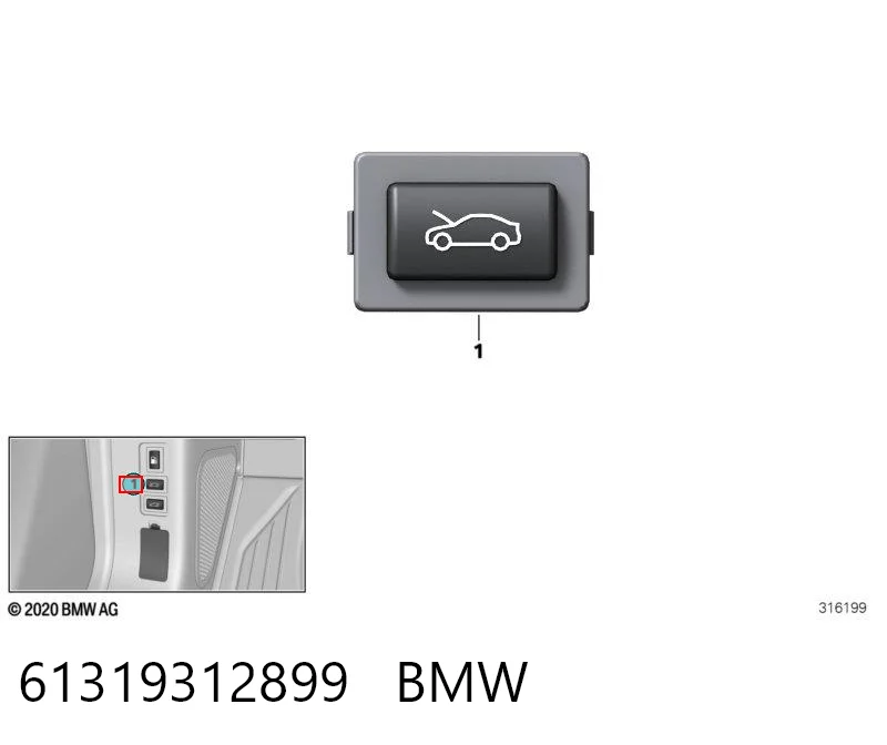 61319312899 BMW 