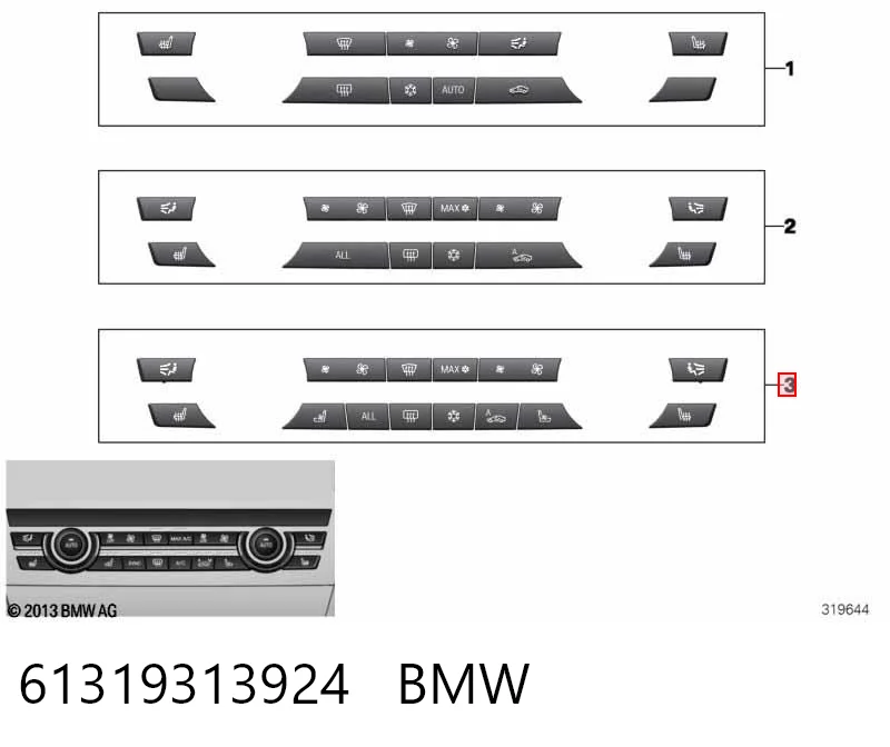 61319313924 BMW 