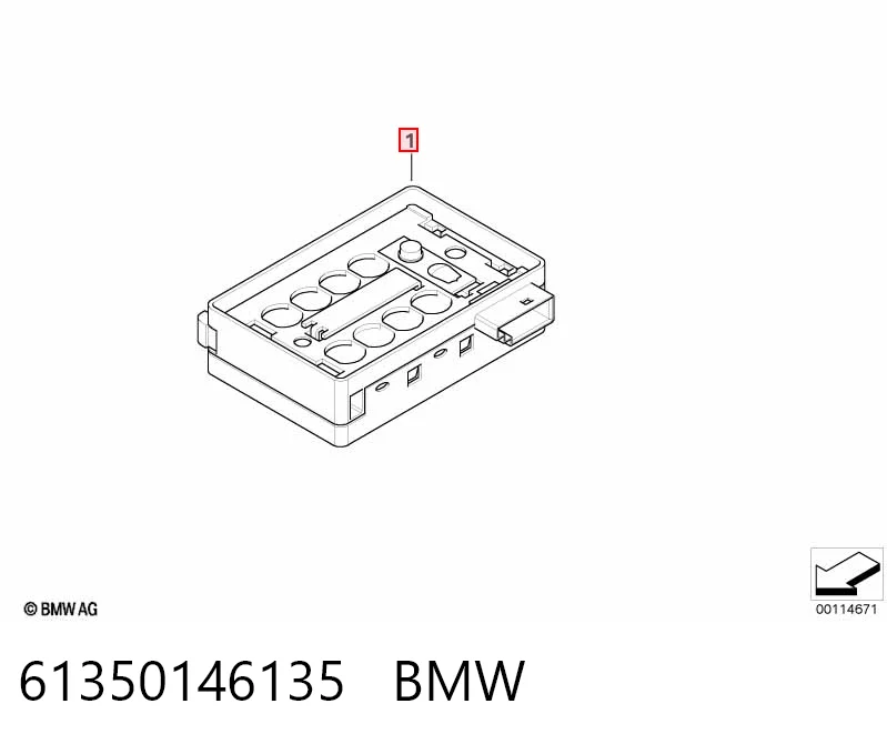 Датчик дощу на BMW X5  E53