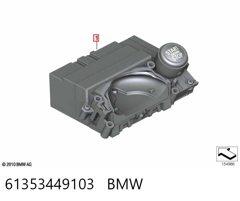 61353449103 BMW Кнопка запуску двигуна