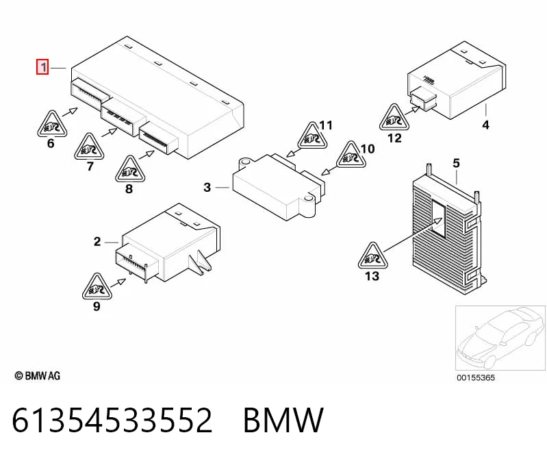  Блок комфорту BMW 3 