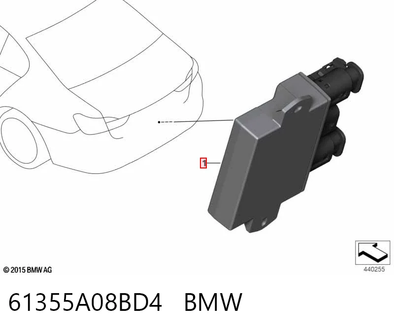 Купити 61355A24469 BMW 