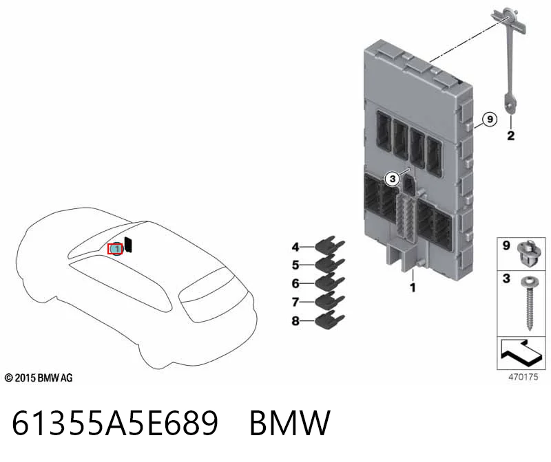 Купити 61355A30307 BMW 