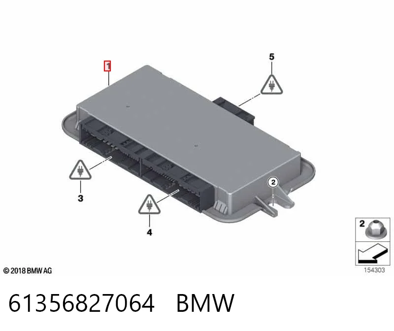 61359166708 BMW Блок управління освітленням