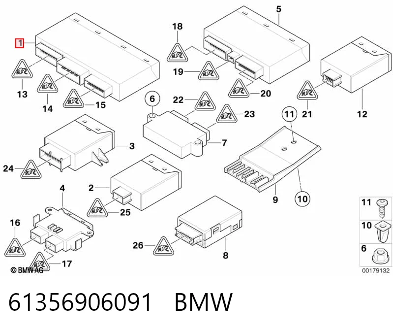 Блок комфорту BMW 3 седан (E46) (1998 - 2005) ціна, від 28.34 USD