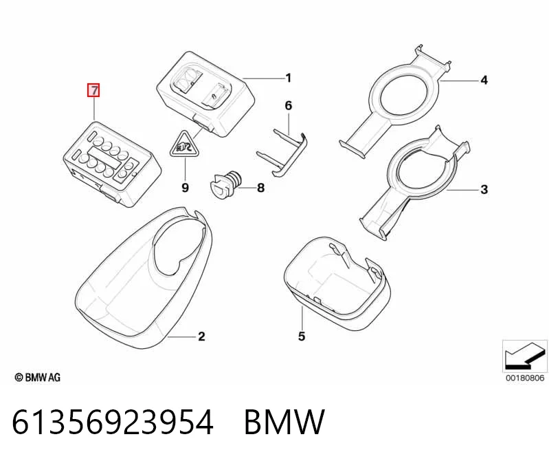 Датчик дощу BMW X5 позашляховик (E53) (2000 - 2006) ціна, від 22.81 USD