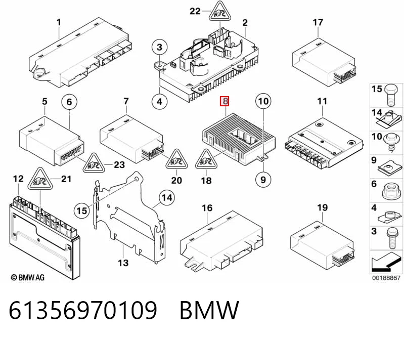ЕБУ контролю справності ламп BMW 6983539 ціна, від 91.32 USD