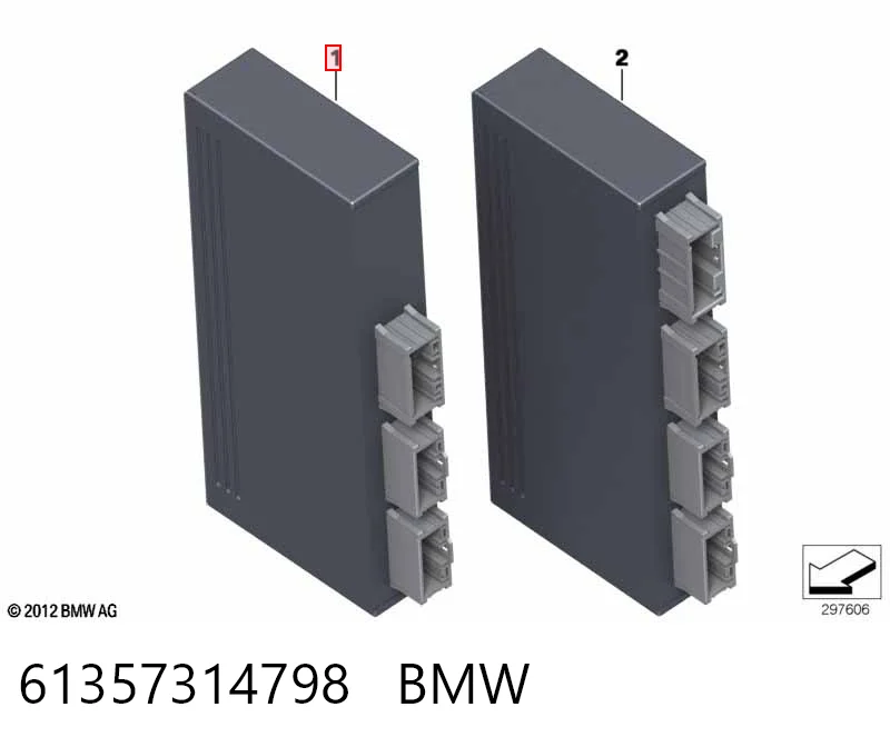 61357314798 BMW Модуль управління (ЕБУ) відкриття кришки багажника/дверей 3-х (5-х)