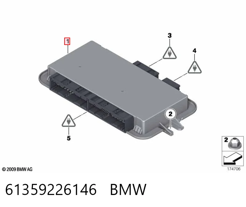 Купити 9383692 BMW Блок комфорту