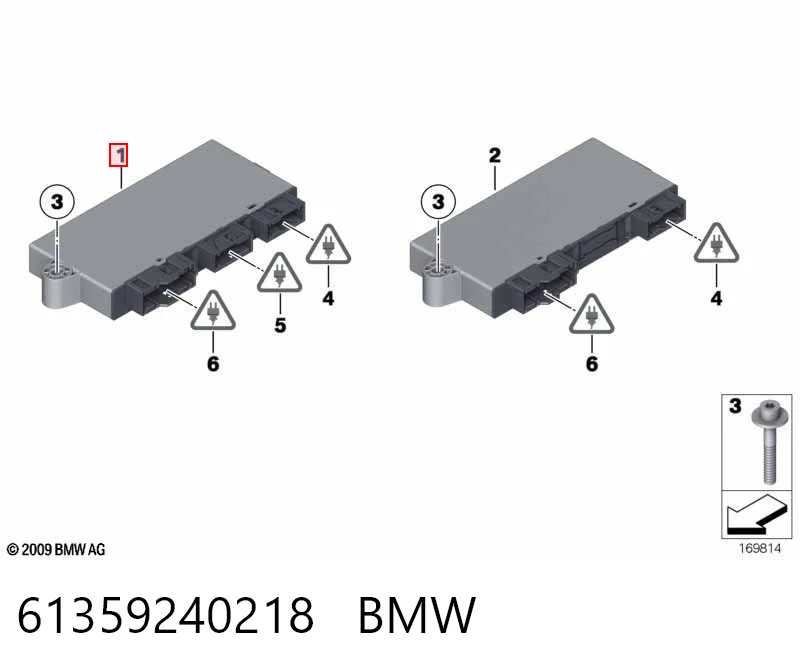  Блок комфорту BMW 7 