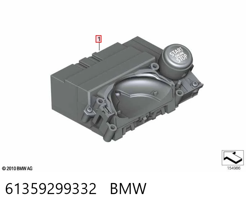 61359299332 BMW Кнопка запуску двигуна