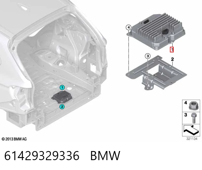 61429329336 BMW Стабілізатор напруги