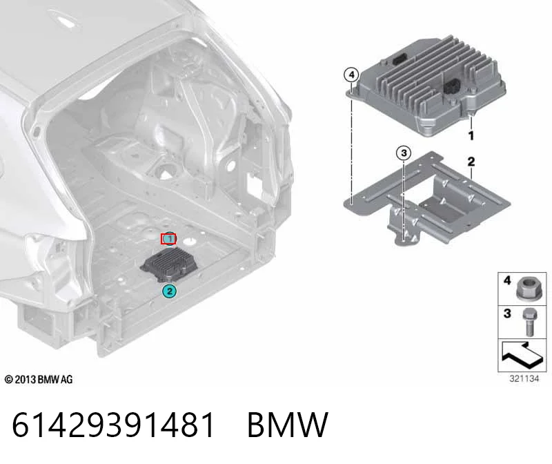 Стабілізатор напруги BMW 9329336 ціна, від 126.67 USD