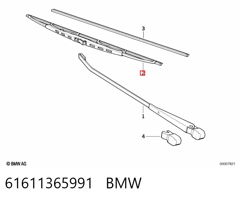 Двірники Chrysler MZ690156