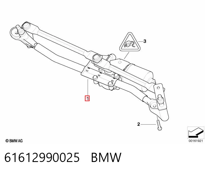 Трапеція двірників BMW X1 