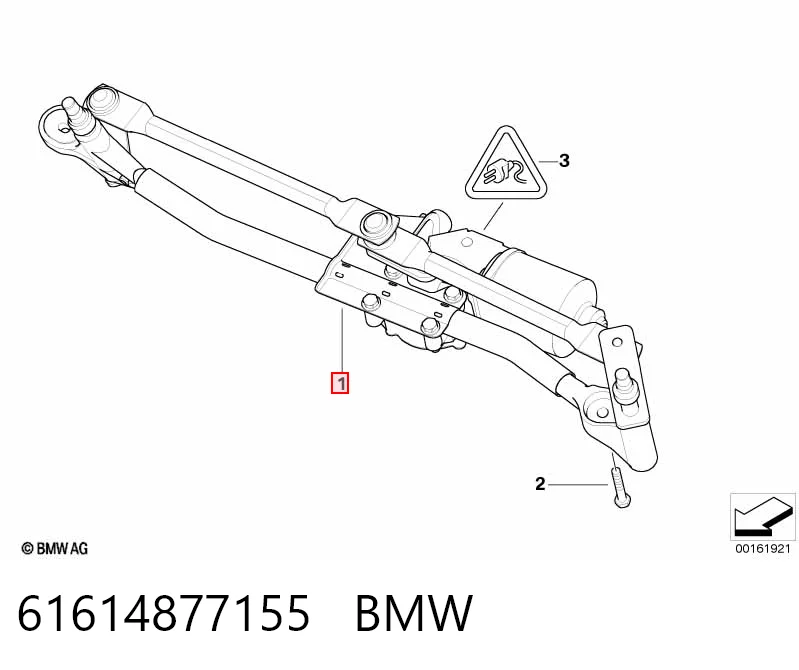  Трапеція двірників BMW 1 