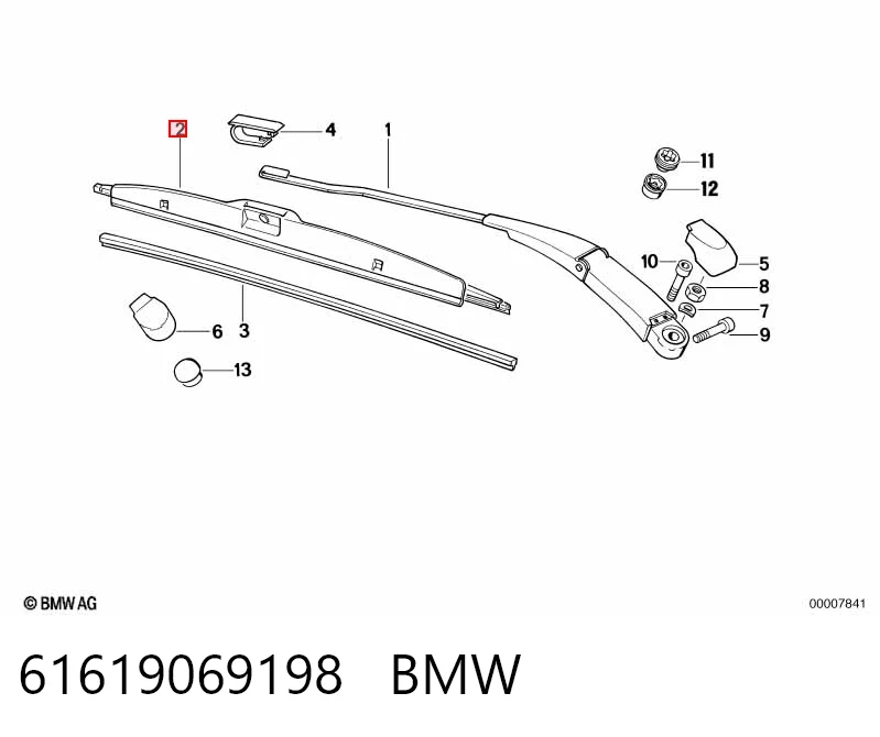 Двірники BMW 7 